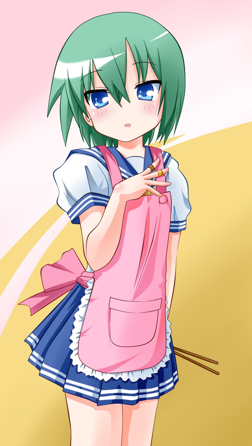bandages, iwasaki_minami, lucky_star, rokushaku_neko, seifuku