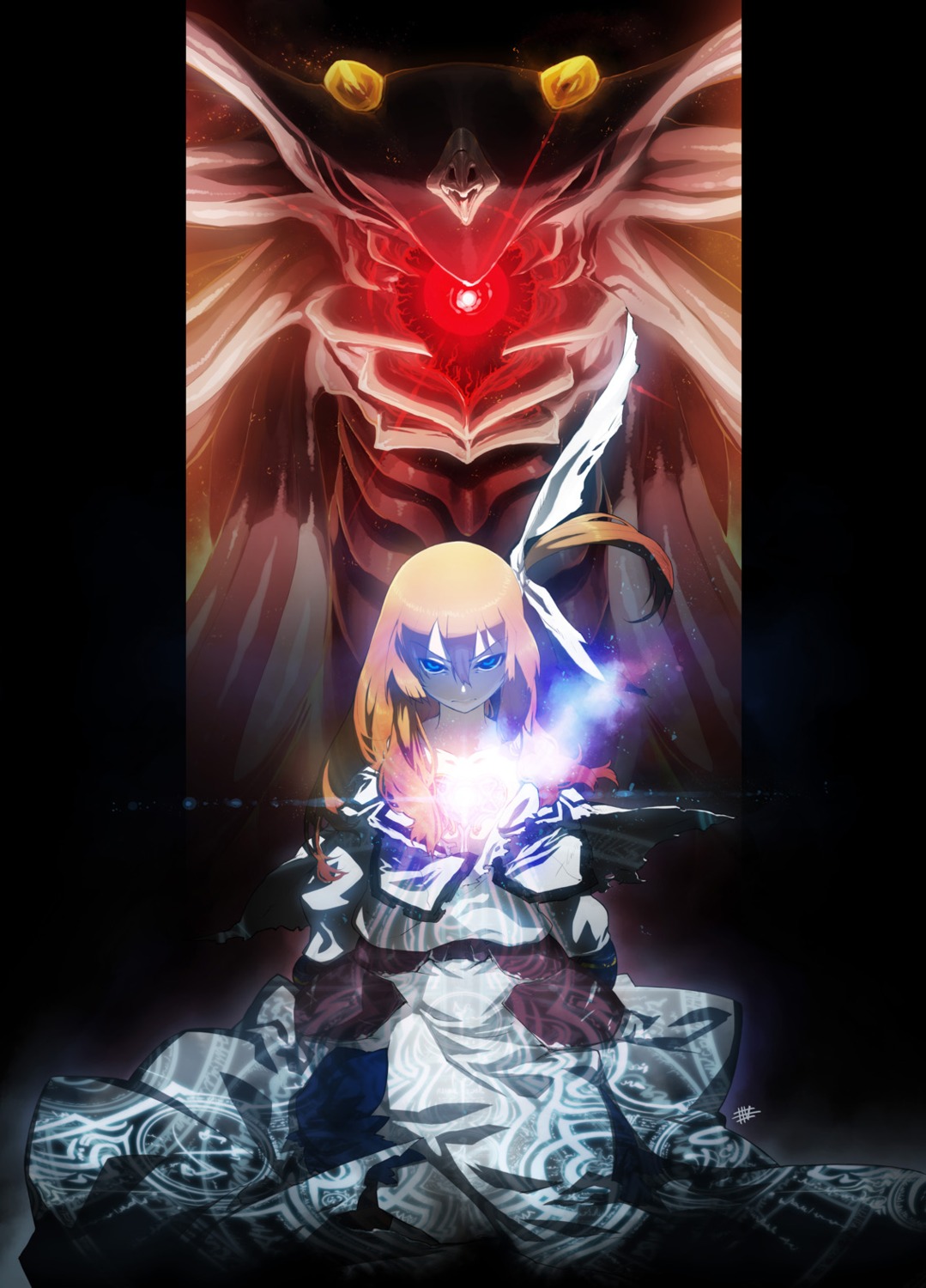 crossover, mahou_shoujo_lyrical_nanoha, neon_genesis_evangelion, takamachi_nanoha, wadatsumi_garland
