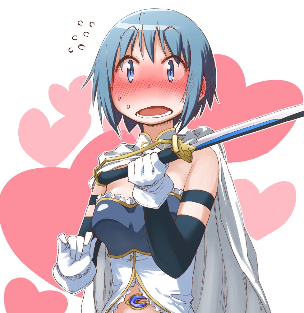 mahou_shoujo_madoka_magica, mikami_komata, miki_sayaka, sword