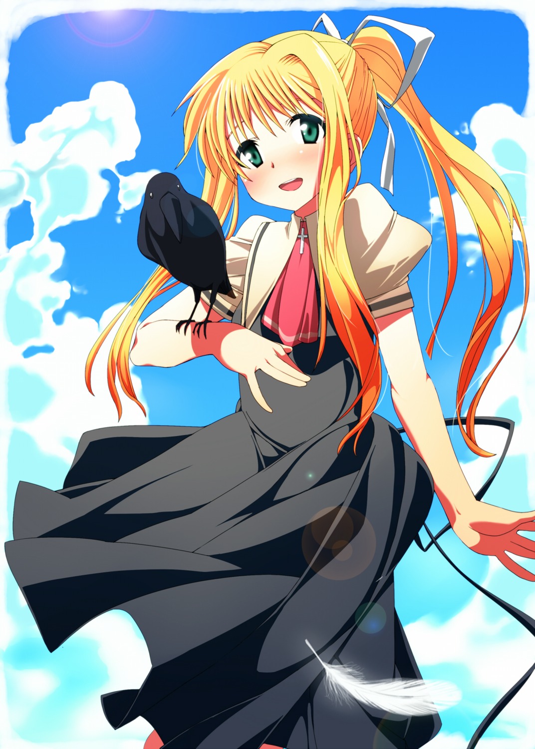 air, dress, kamio_misuzu, misibe