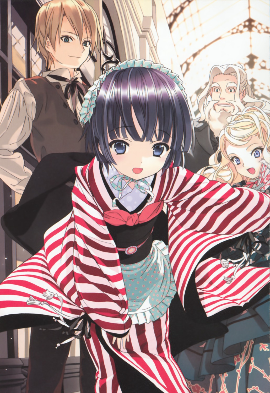 alice_blanche, claude_claudel, ikoku_meiro_no_croisee, kimono, lolita_fashion, oscar_claudel, takeda_hinata, yune