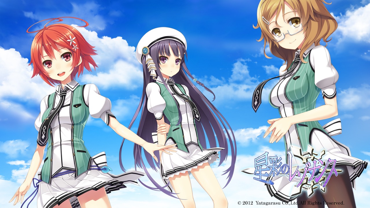 megane, pantyhose, seifuku, seisai_no_resonance, tel-o, wallpaper, yatagarasu_(company)