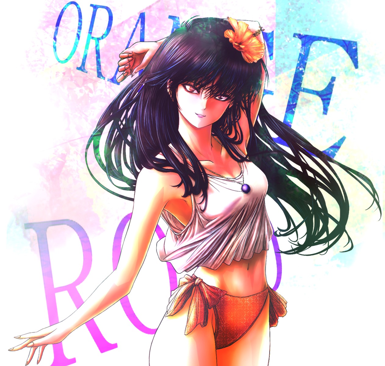 auge, ayukawa_madoka, bikini, kimagure_orange_road, swimsuits