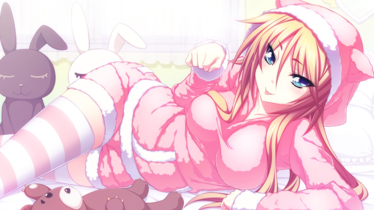 mikoshi_matsuri, minato_carnival, thighhighs, tsujidou-san_no_jun'ai_road, tsujidou_ai, wallpaper
