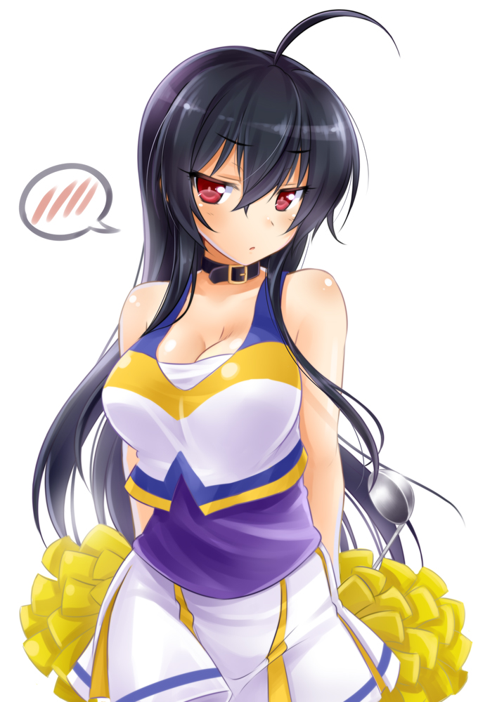 cheerleader, chuunibyou_demo_koi_ga_shitai!, cleavage, okitakung, takanashi_touka