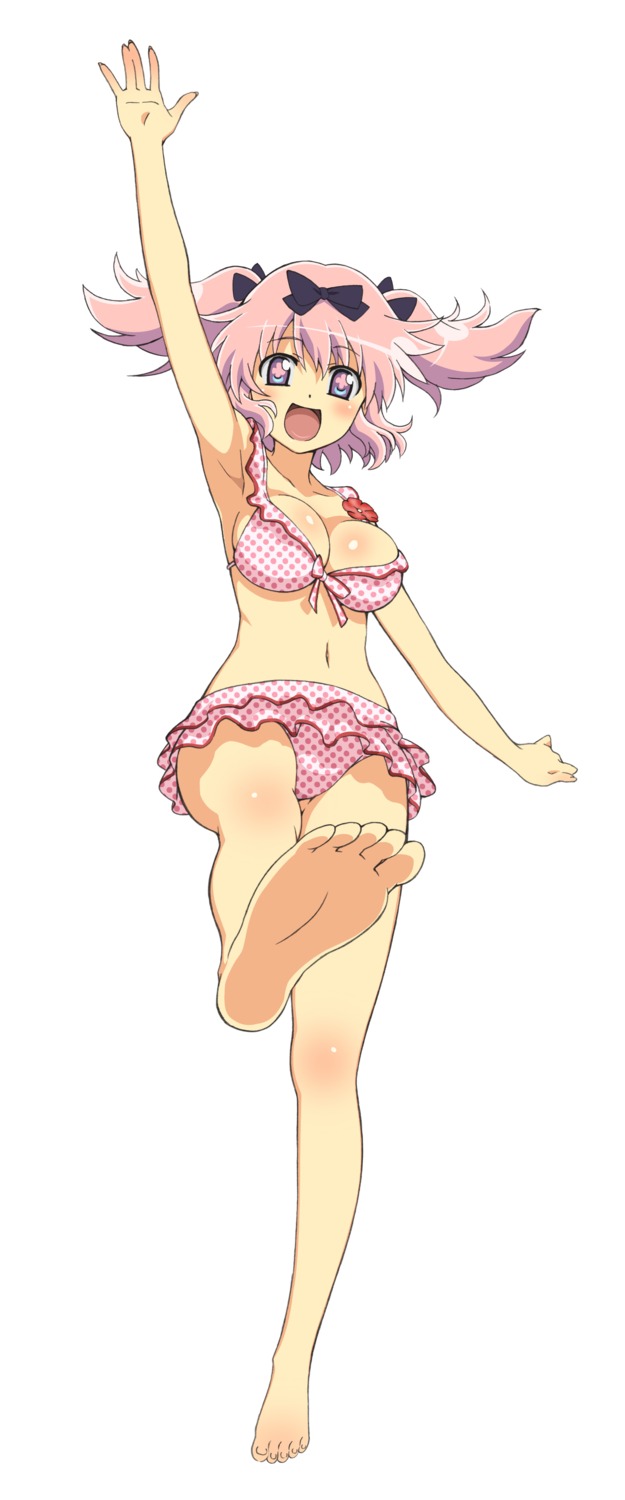 bikini, cleavage, feet, hibari_(senran_kagura), senran_kagura, swimsuits, torii_takashi