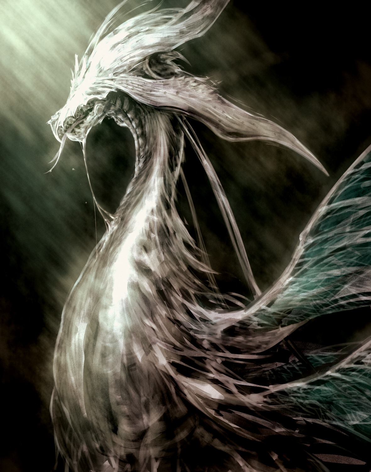 dark_souls, kazari_tayu, monster, seath_the_scaleless