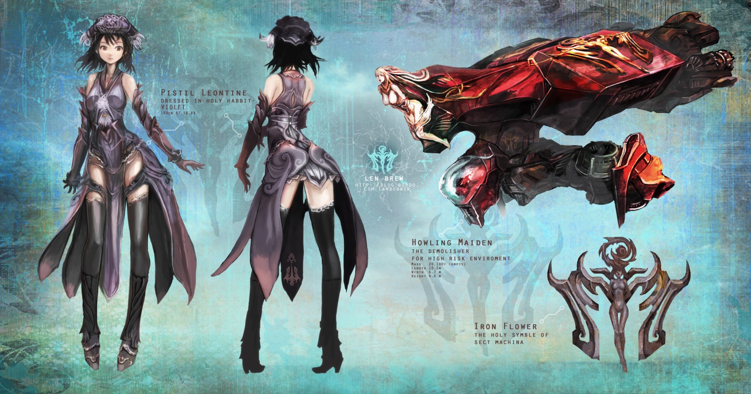 cleavage, len_brew, princess_royale, thighhighs