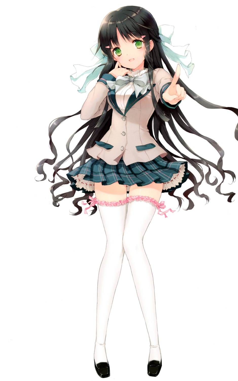 cuteg, kono_naka_ni_hitori_imouto_ga_iru!, scanning_resolution, screening, seifuku, thighhighs, tsuruma_konoe