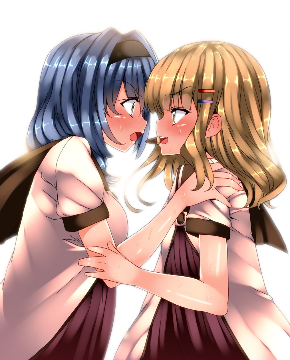 furutani_himawari, oomuro_sakurako, seifuku, tanaka_deshirittoru, yuri, yuru_yuri