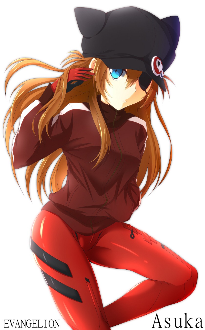 akane_miu, bodysuit, eyepatch, neon_genesis_evangelion, souryuu_asuka_langley