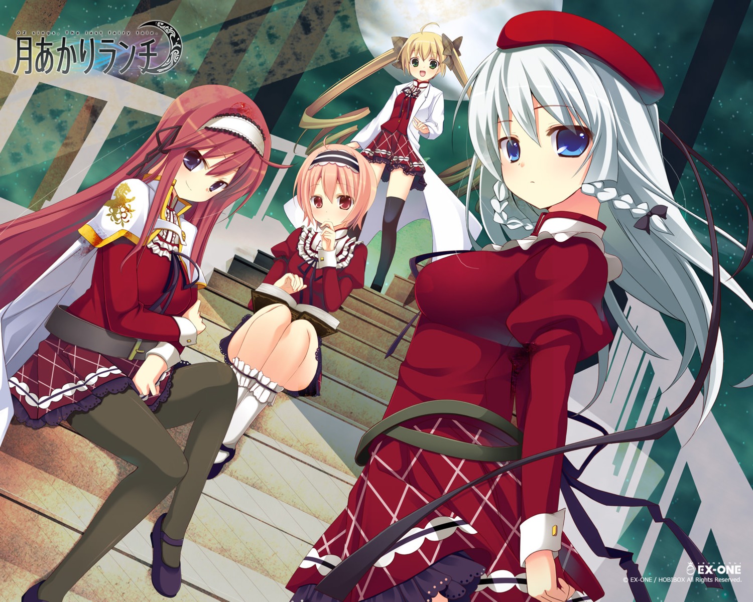 aki_(tsukiakari_lunch), avril=poisson, ex-one, fuyu_migiwa, natsuno_sumeragi, pantyhose, seifuku, takashina_masato
