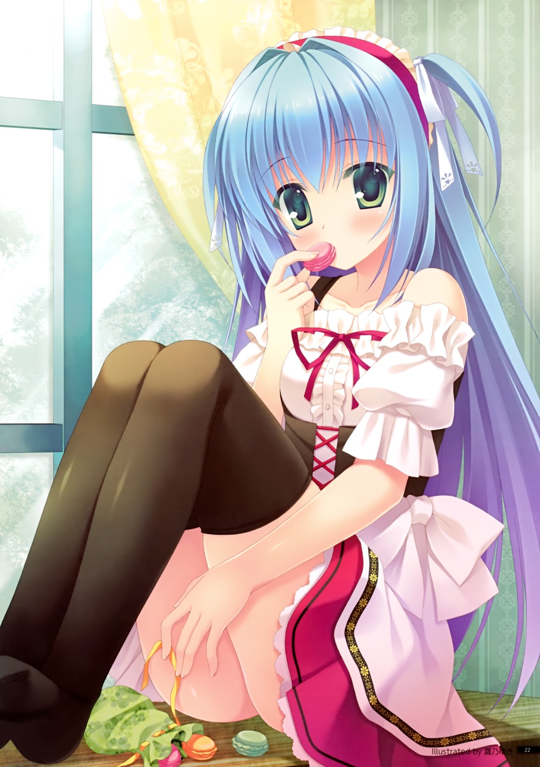 cube, kurano_ema, kurano_kun_chi_no_futago_jijou, takano_yuki, thighhighs