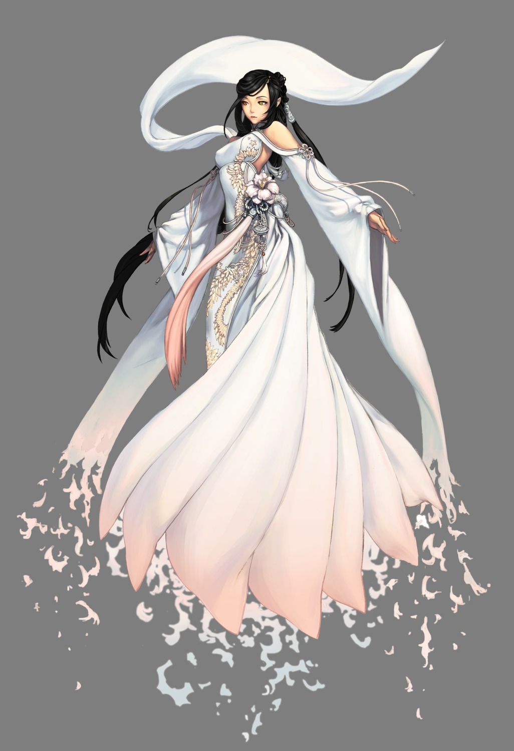 blade_&_soul, dress, kim_hyung-tae, transparent_png