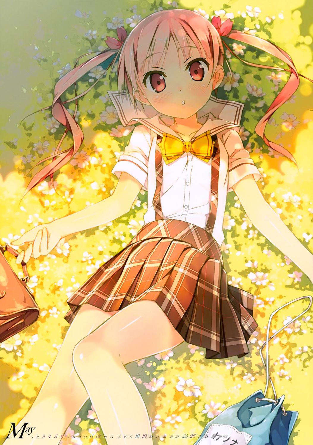 calendar, kantoku, miyaguchi_kanna, seifuku