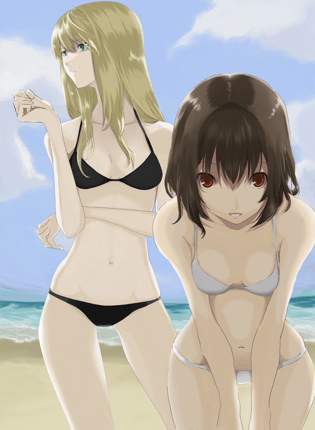 bikini, saimon_(pixiv), swimsuits