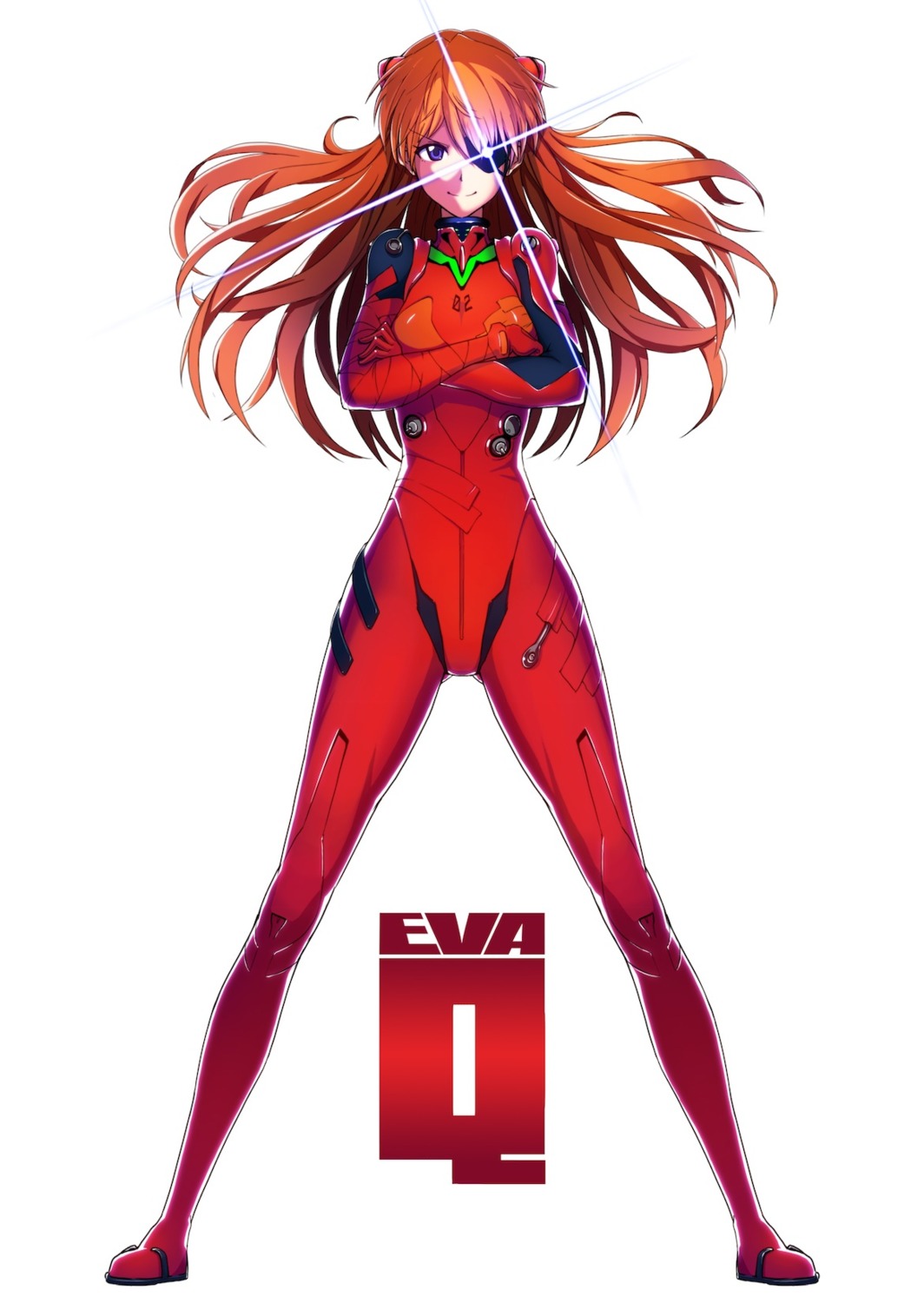 bodysuit, eyepatch, neon_genesis_evangelion, souryuu_asuka_langley, tohogaeru