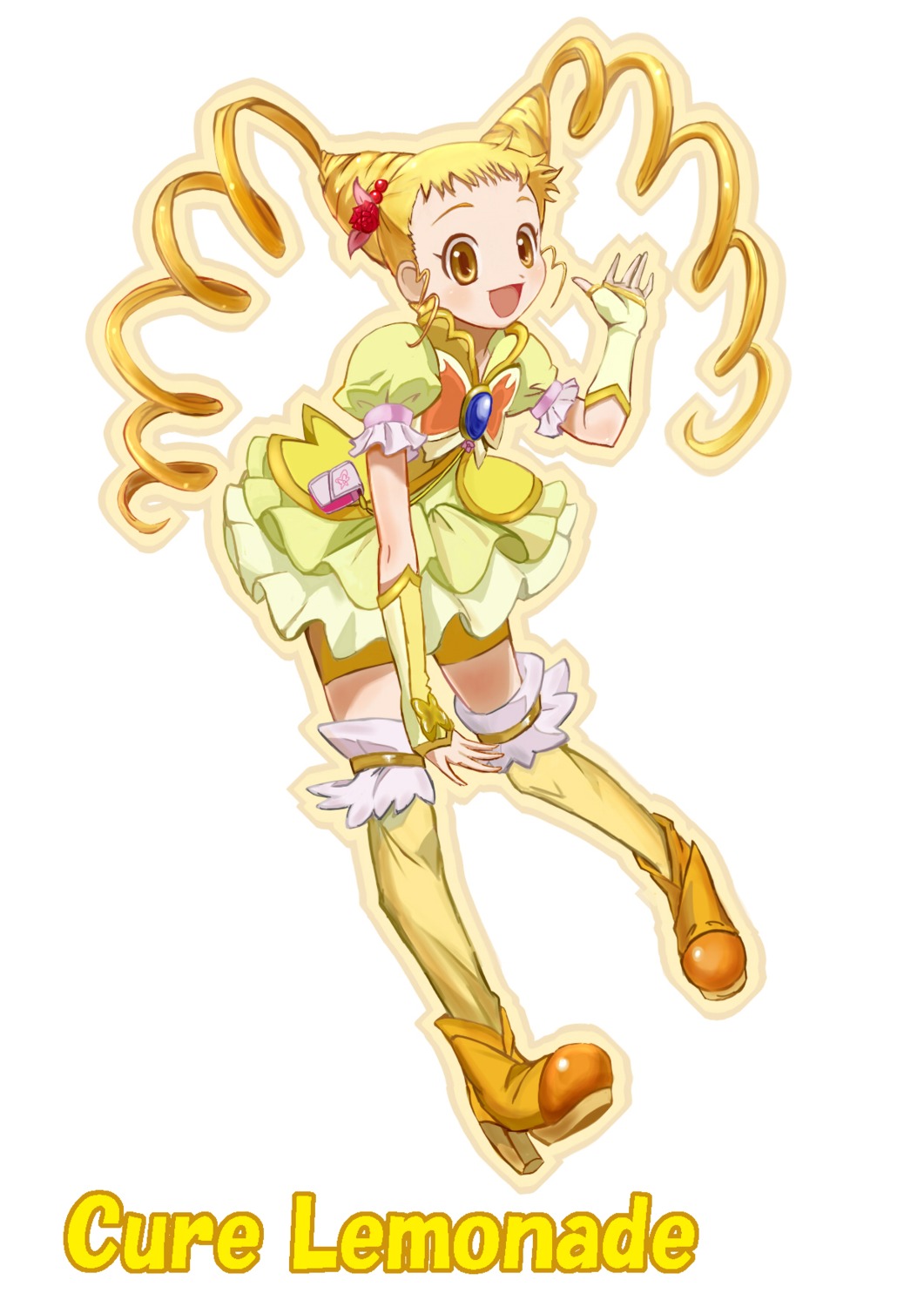 akizuki_(kondou_kyouhei), bike_shorts, kasugano_urara, precure, thighhighs, yes!_precure_5