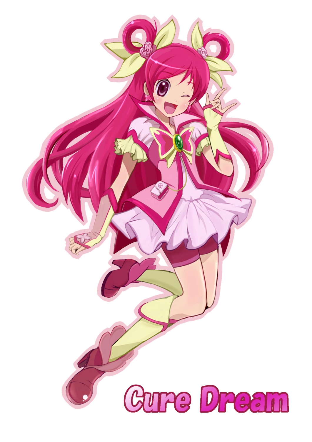 akizuki_(kondou_kyouhei), bike_shorts, precure, yes!_precure_5, yumehara_nozomi