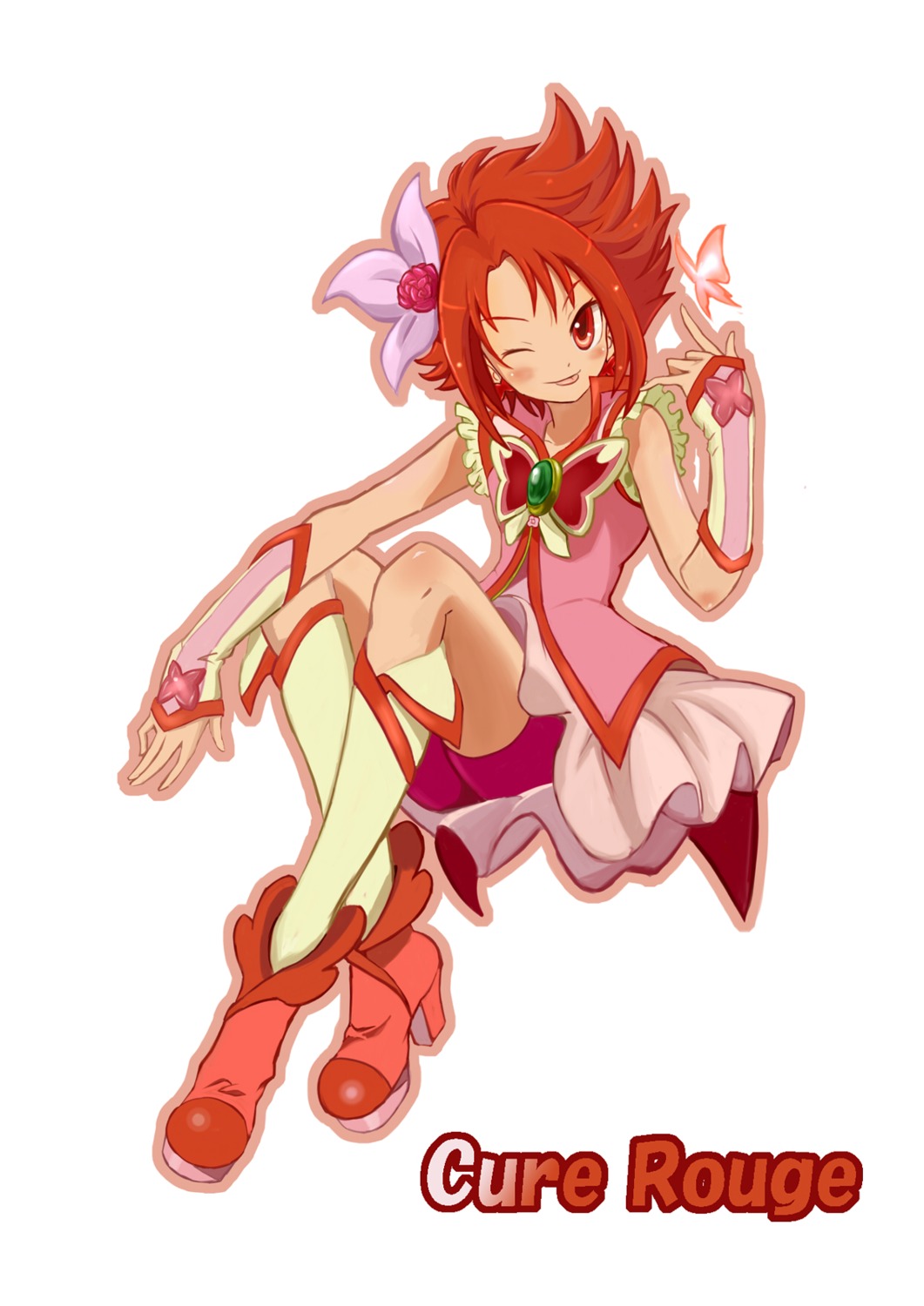 akizuki_(kondou_kyouhei), bike_shorts, natsuki_rin, precure, yes!_precure_5