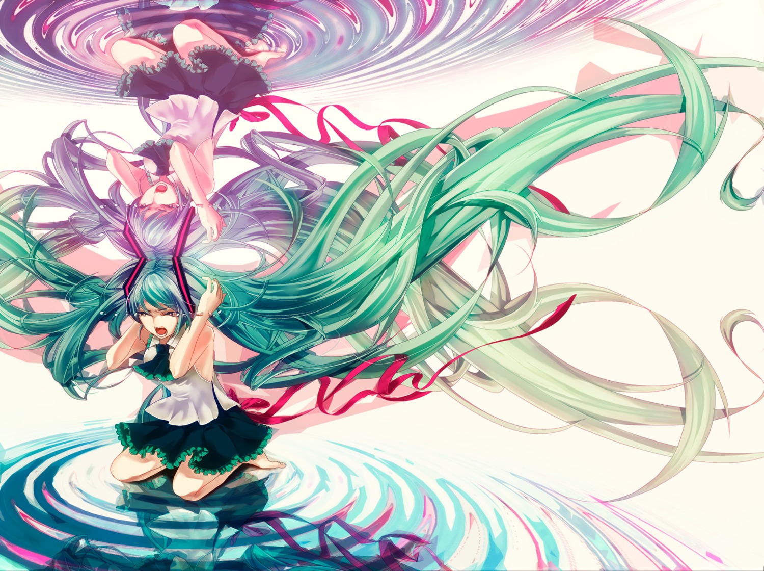 hatsune_miku, memai, vocaloid
