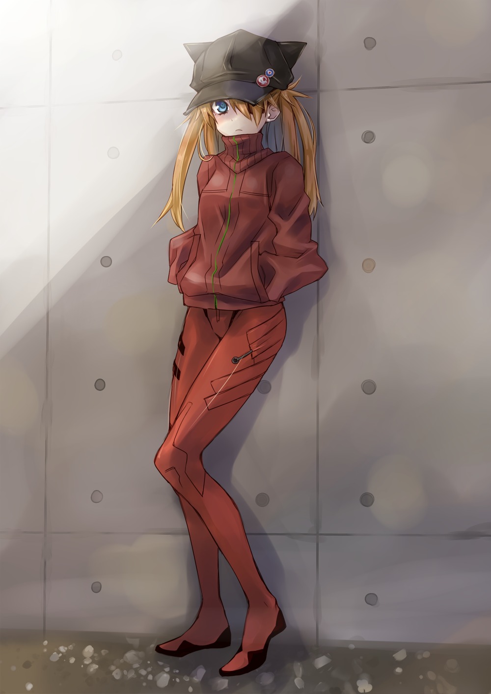 bodysuit, eyepatch, mikippa, neon_genesis_evangelion, souryuu_asuka_langley