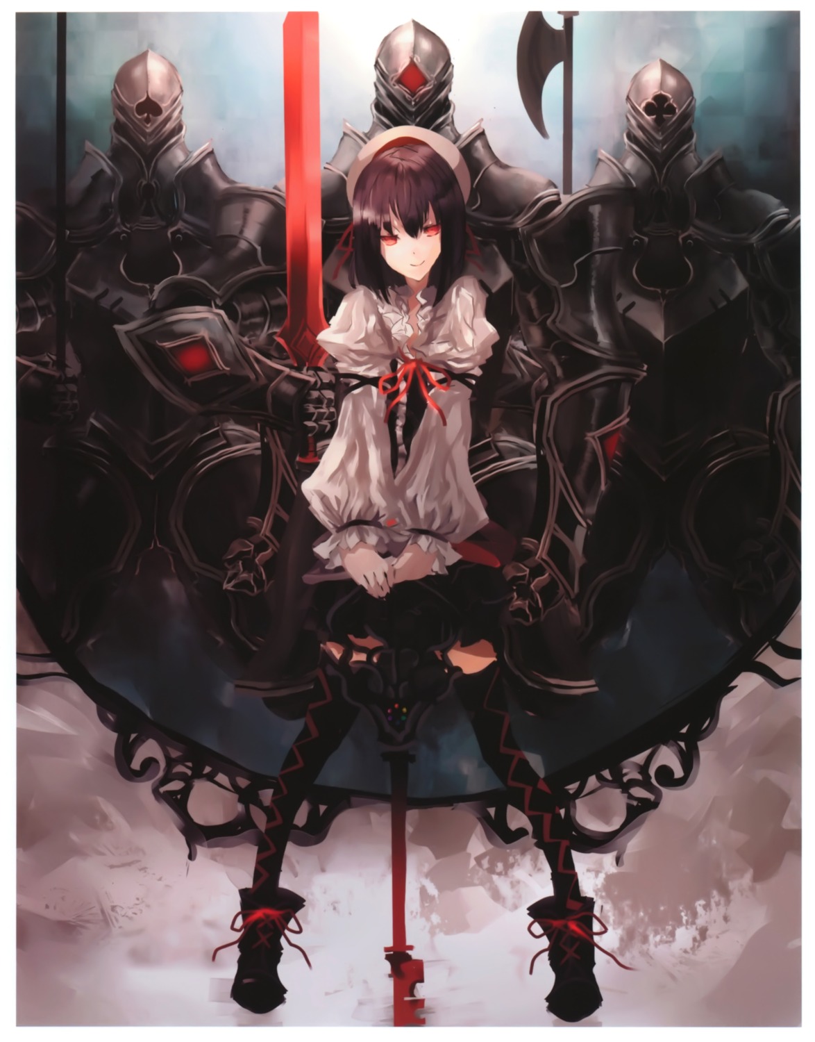 armor, kaku-san-sei_million_arthur, makai_no_juumin, sword