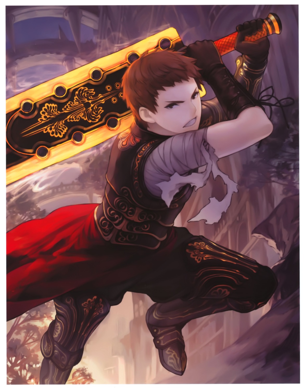 kaku-san-sei_million_arthur, male, masakichi, sword
