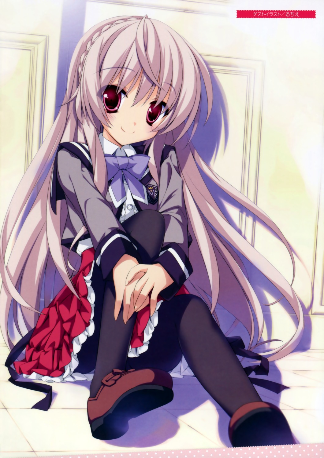 kitazono_saya, lucie, pantyhose, seifuku, shukufuku_no_kane_no_oto_wa_sakura-iro_no_kaze_to_tomo_ni, studio_ryokucha