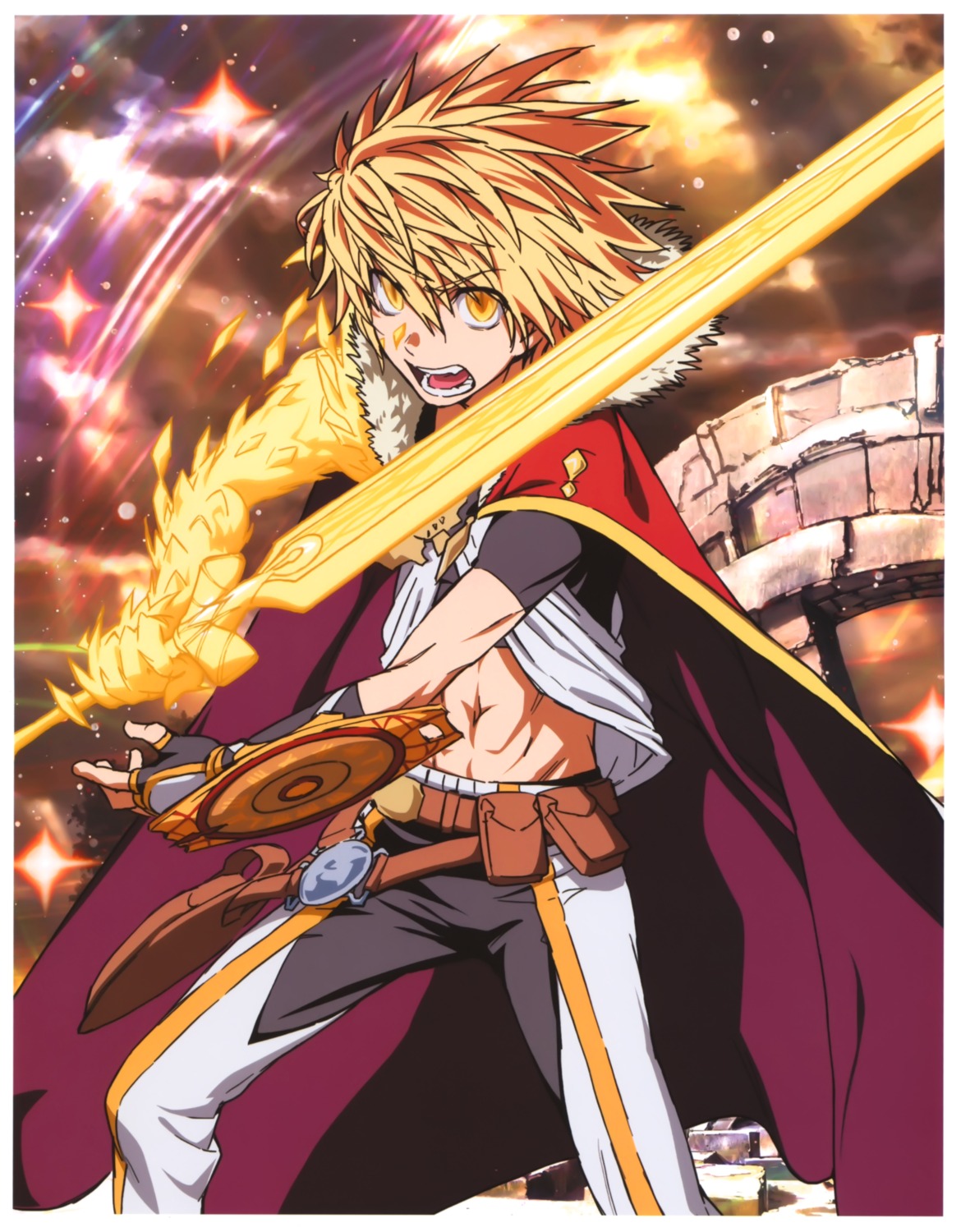 bladeprotect_arthur(kaku-san-sei_million_arthur), haimura_kiyotaka, kaku-san-sei_million_arthur, male, sword