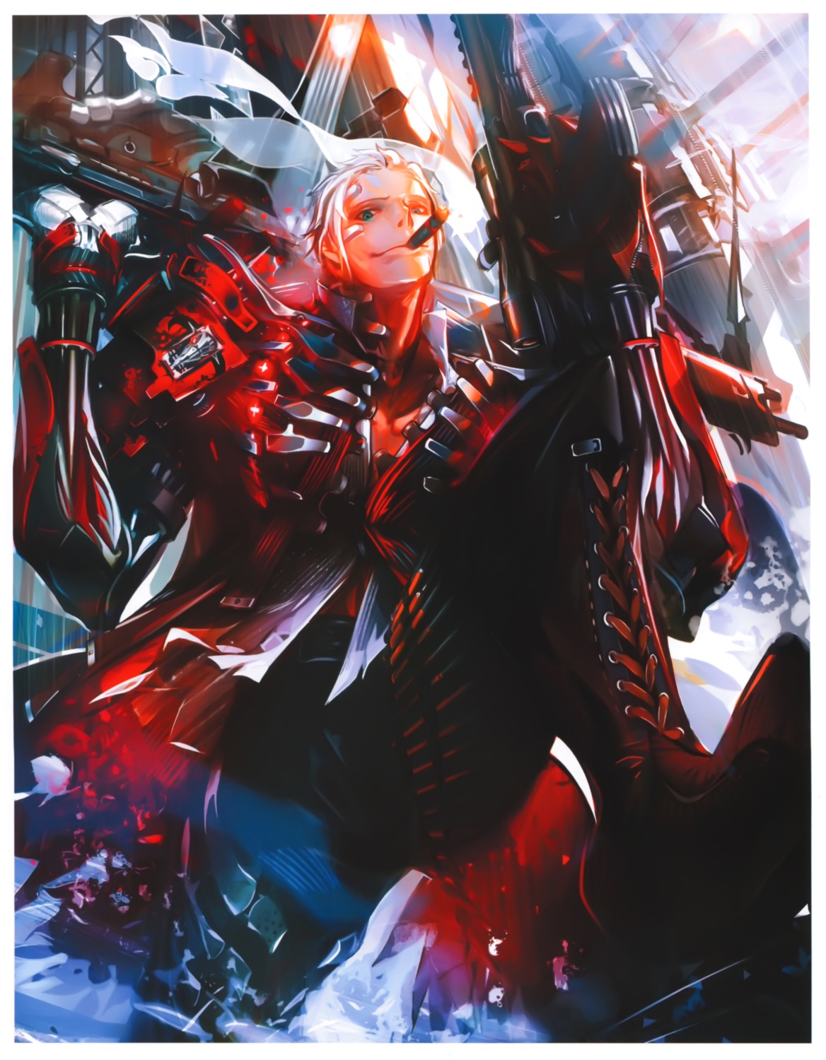 armor, gun, kaku-san-sei_million_arthur, male, panamaman