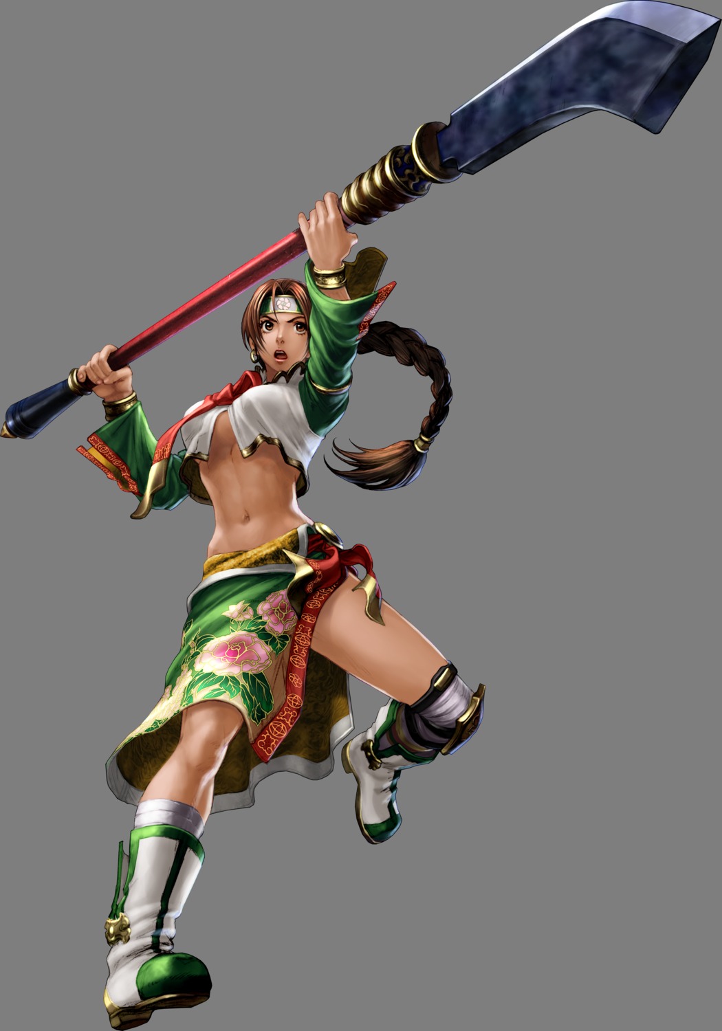 seung_mina, soul_calibur, soul_calibur_iv, transparent_png, weapon