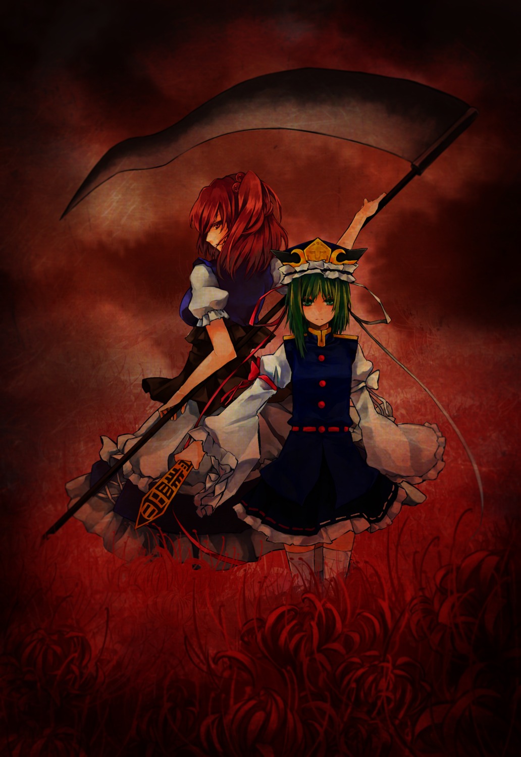 mister_rhino, onozuka_komachi, shikieiki_yamaxanadu, touhou