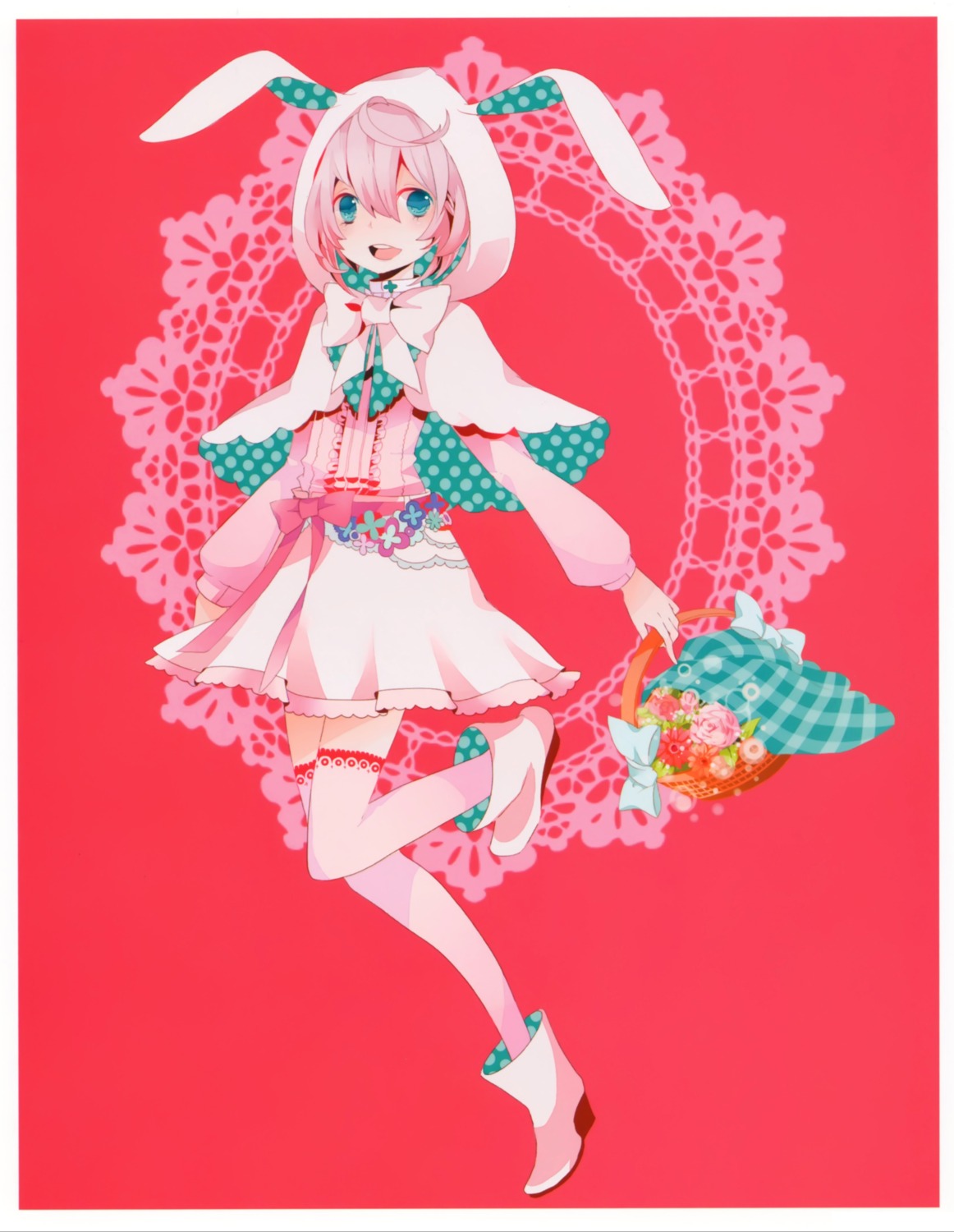 bachiko, kaku-san-sei_million_arthur, thighhighs