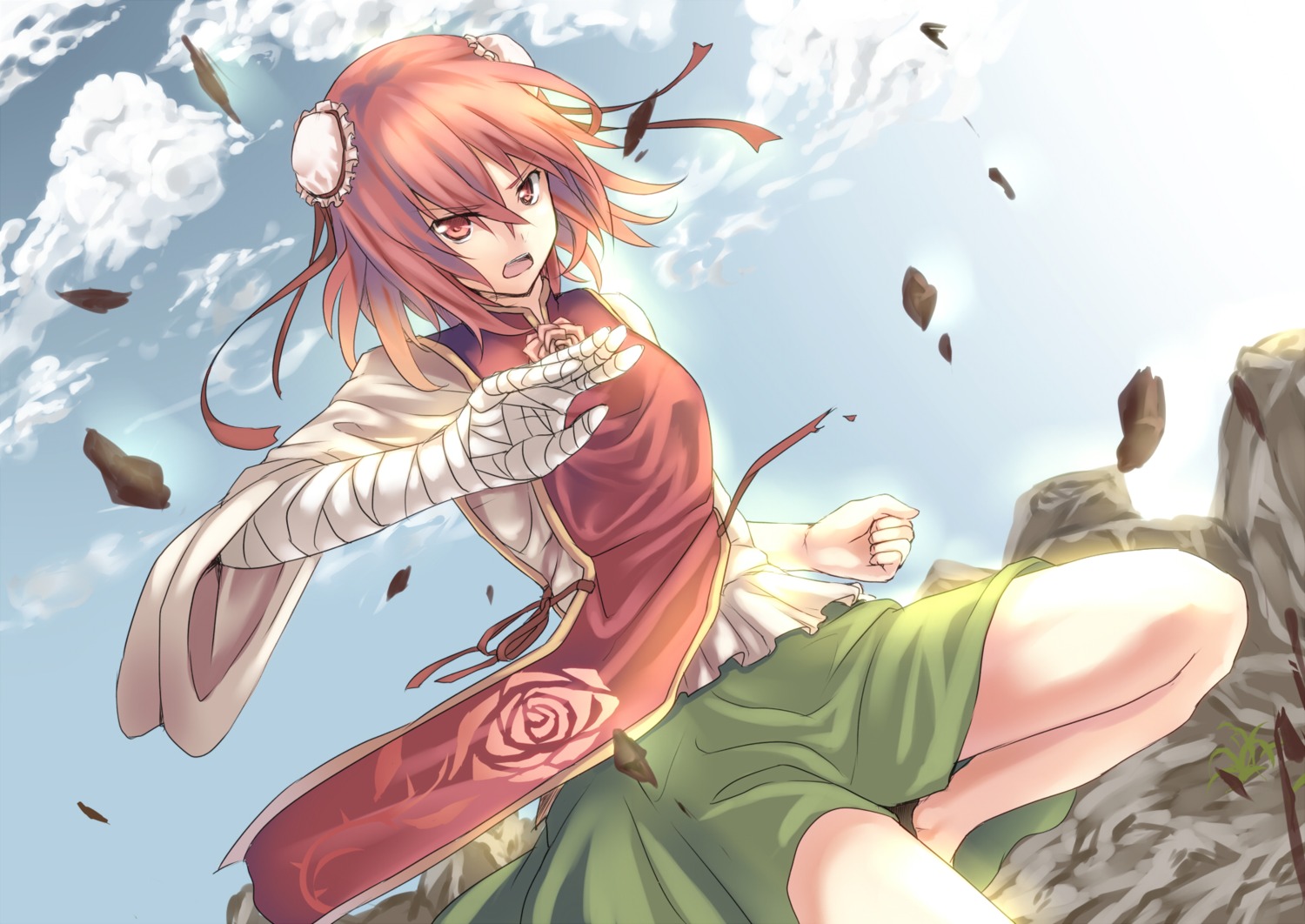 bandages, ibaraki_kasen, roten, touhou