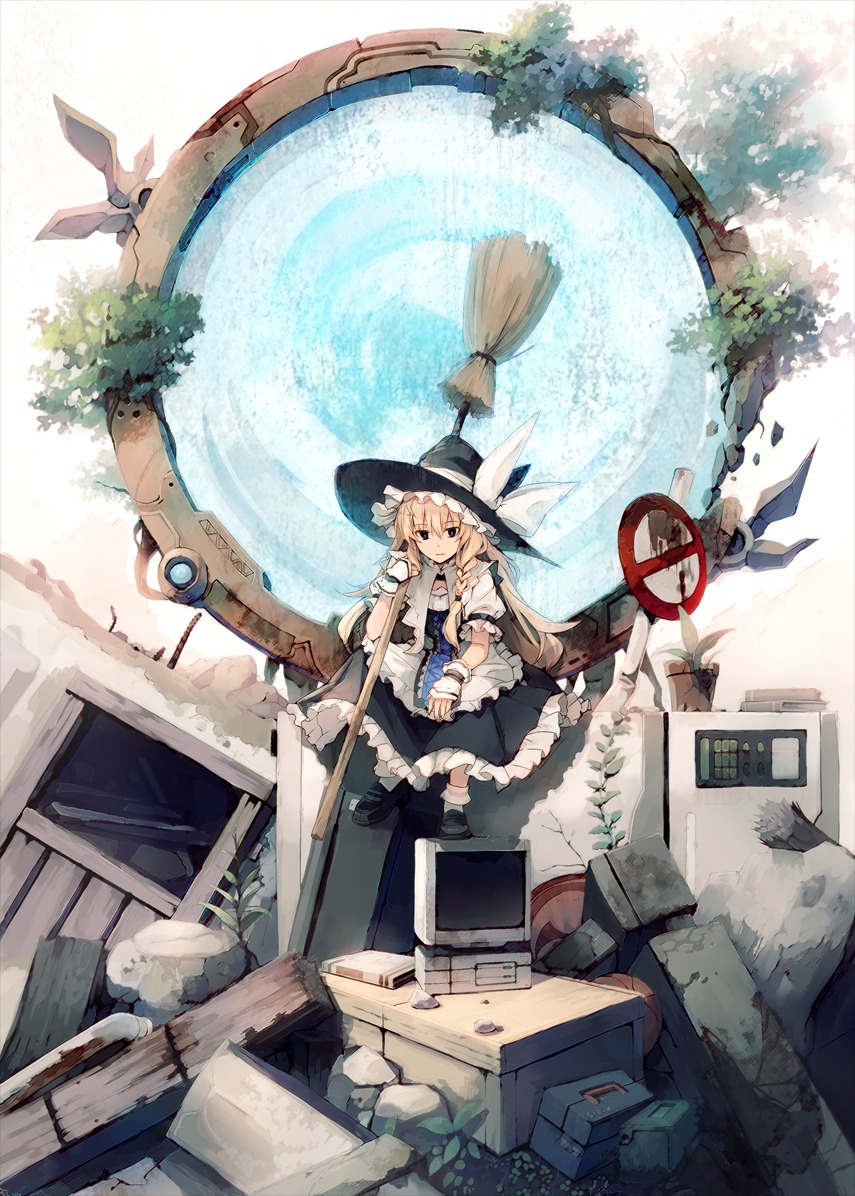 dress, eho_(icbm), kirisame_marisa, touhou, witch