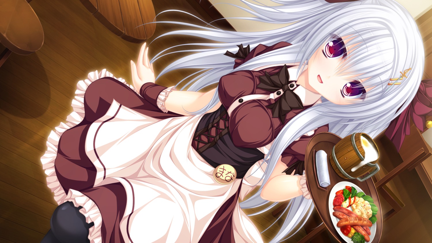 game_cg, justy_x_nasty, mikagami_mamizu, onose_mana, waitress, whirlpool