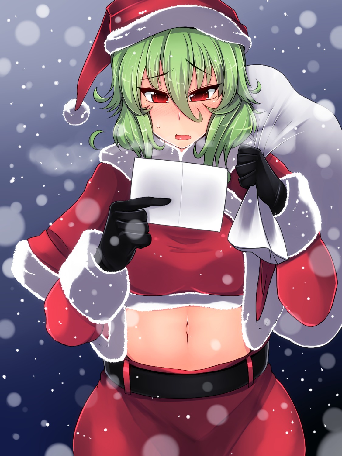 christmas, kazami_yuuka, meicha_(drill-biyori), touhou
