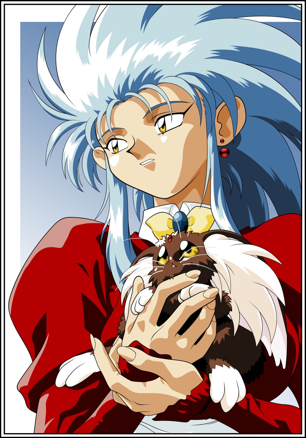 hakubi_ryoko, ryo-ohki, tenchi_muyo!, vector_trace