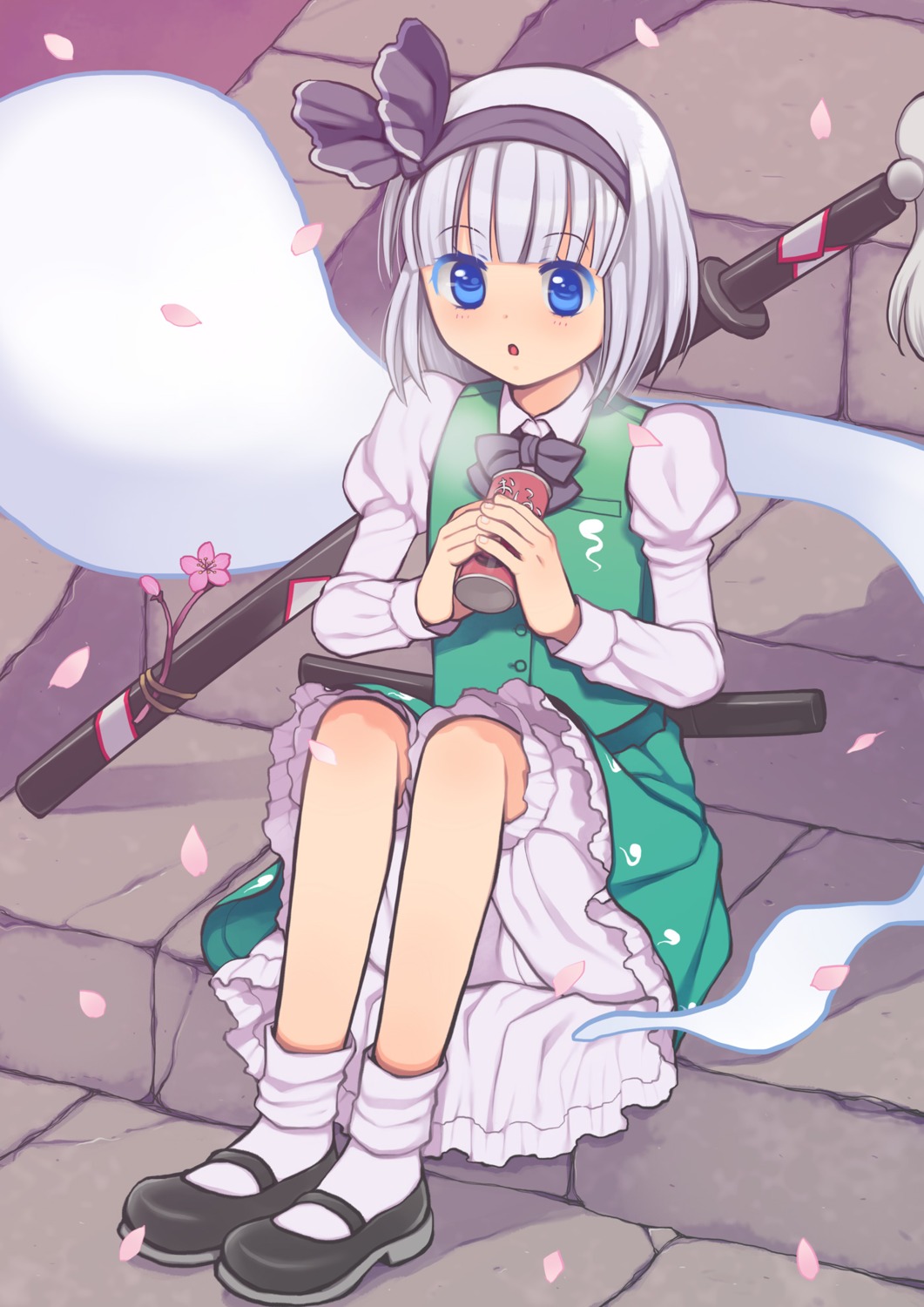 bloomers, konpaku_youmu, kurarin, myon, touhou
