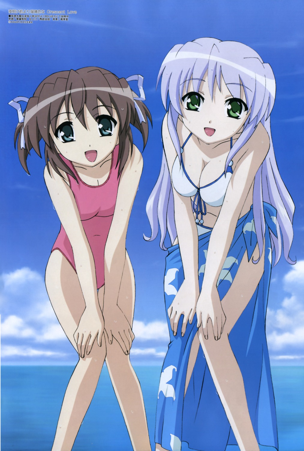 asagiri_mai, bikini, cleavage, feena_fam_earthlight, saitou_masakazu, swimsuits, wet, yoake_mae_yori_ruriiro_na