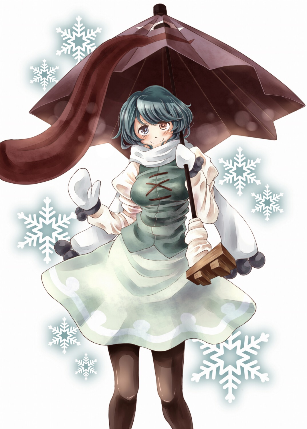 heterochromia, namuko, pantyhose, tatara_kogasa, touhou