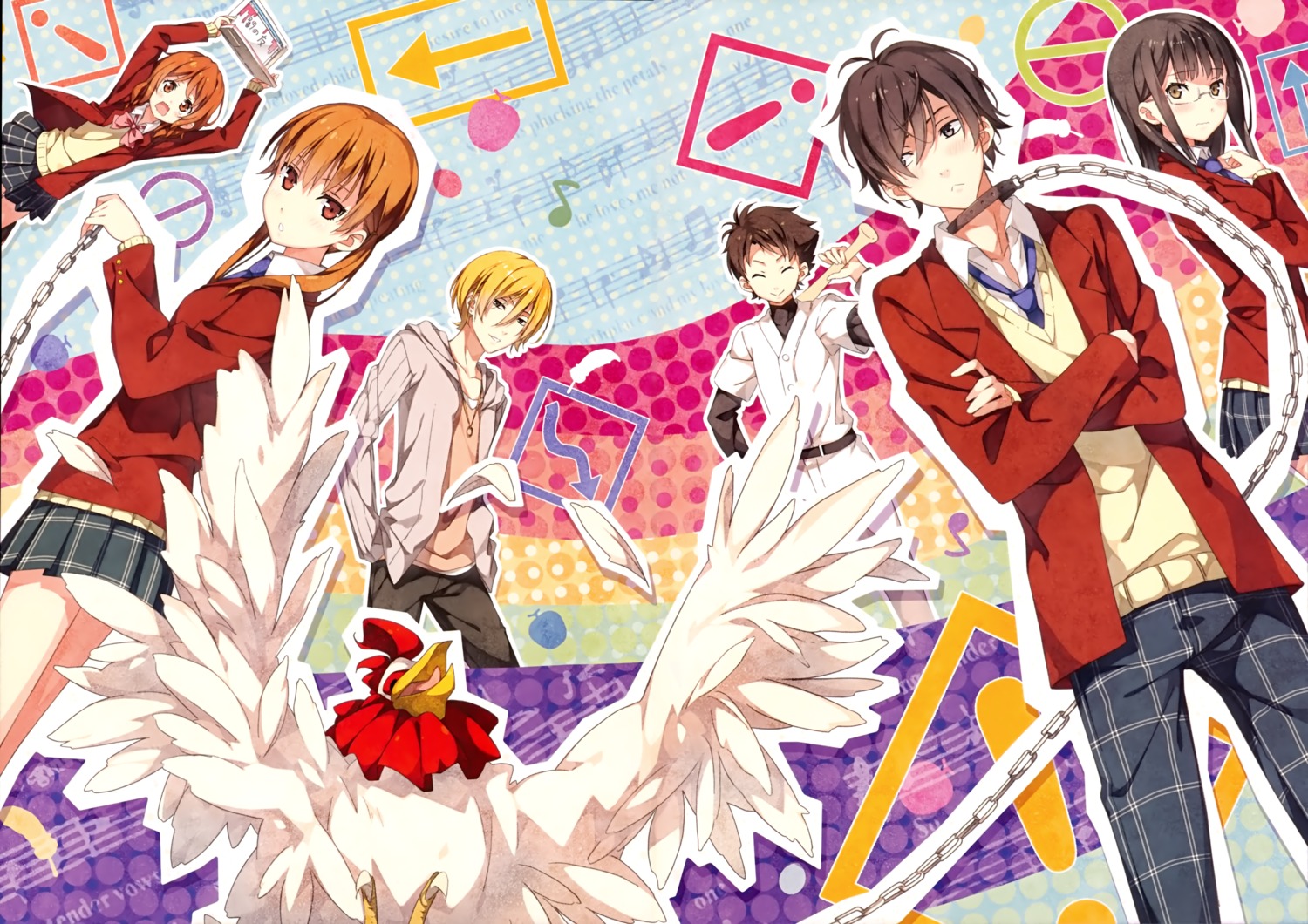5_nenme_no_houkago, kantoku, megane, mizutani_shizuku, natsume_asako, ooshima_chizuru, sasahara_souhei, seifuku, tonari_no_kaibutsu-kun, yamakuchi_kenji, yoshida_haru