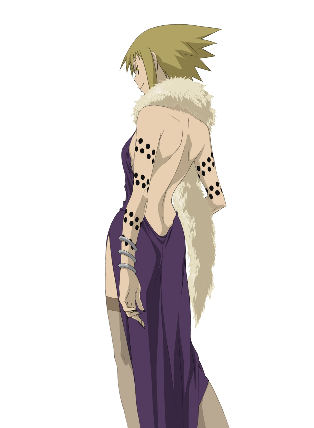 dress, medusa_gorgon, soul_eater, thighhighs