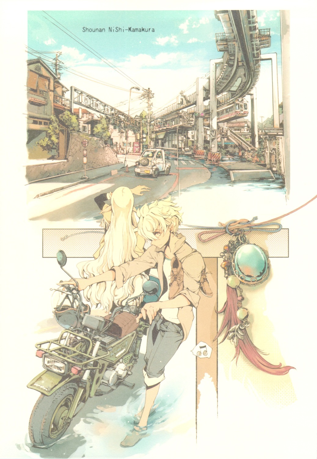 70_nenshiki_yuukyuu_kikan, elf, endou_okito, pointy_ears