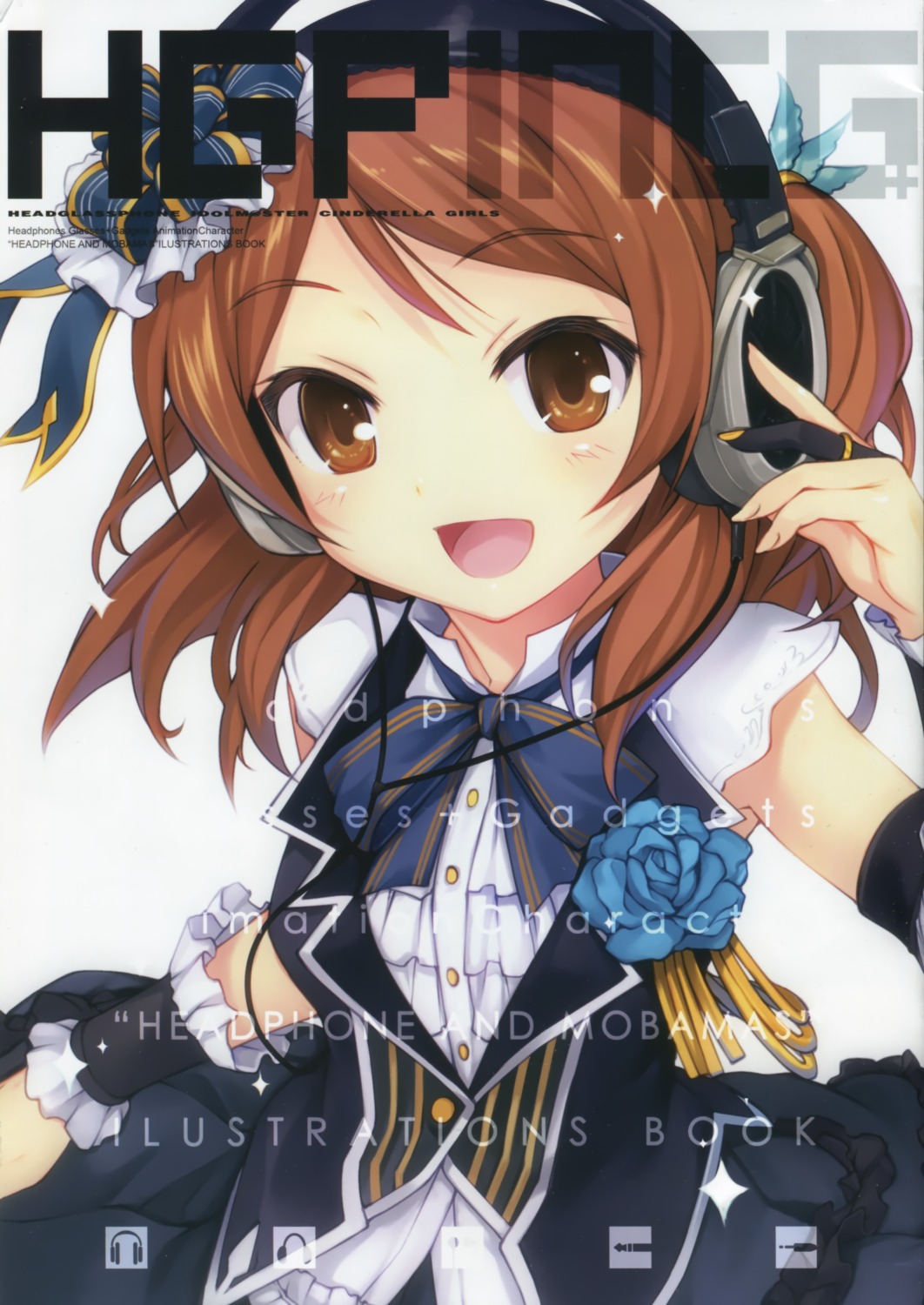headphones, hiiro_yuki, houjou_karen, minus_art_works, the_idolm@ster, the_idolm@ster_cinderella_girls