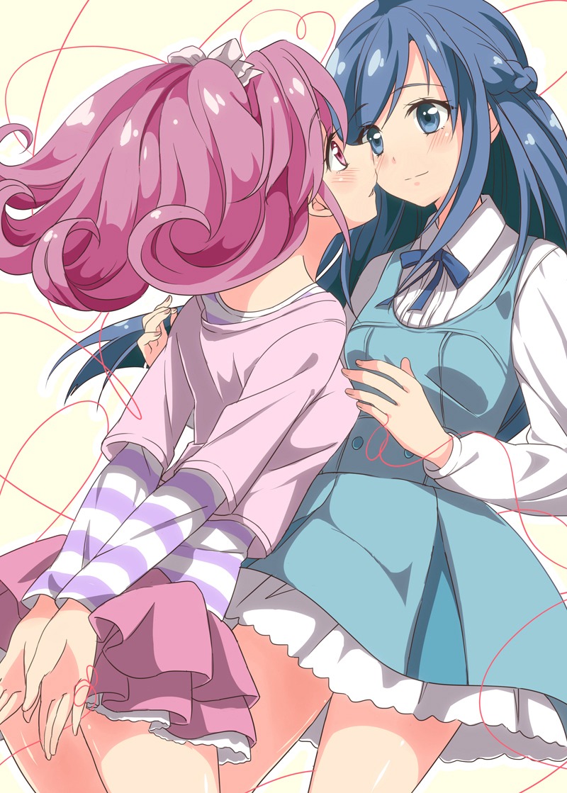 aida_mana, dokidoki!_precure, hishikawa_rikka, misu_kasumi, precure