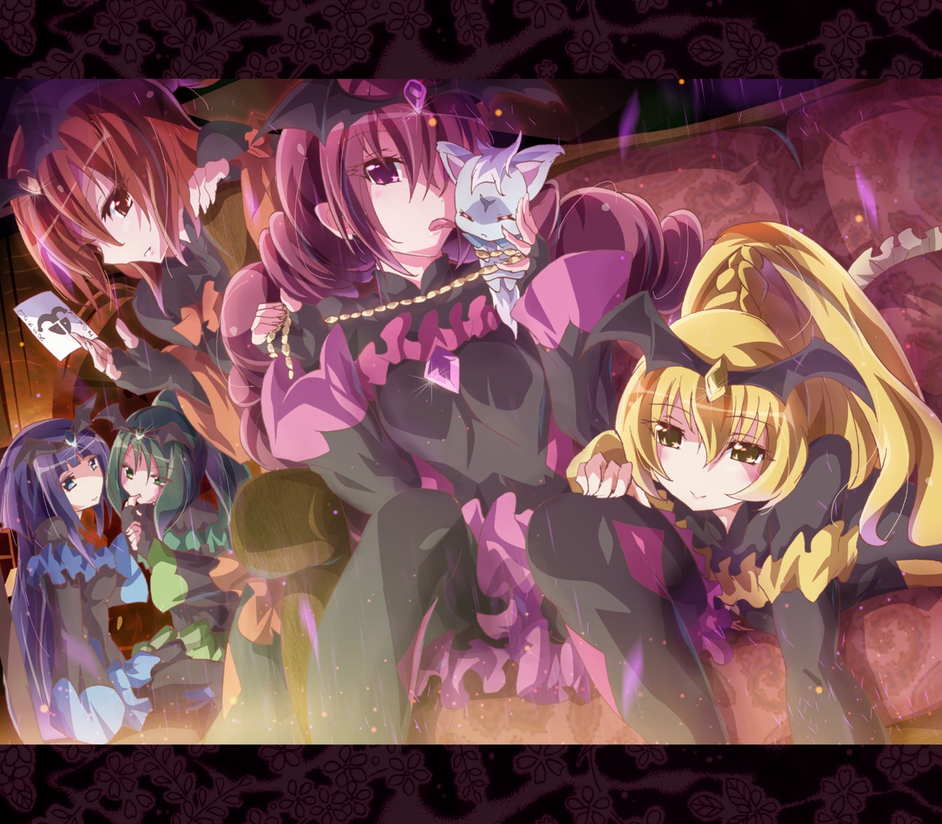 bad_end_beauty, bad_end_happy, bad_end_march, bad_end_peace, bad_end_sunny, inoshishi, precure, smile_precure!, wolfurun