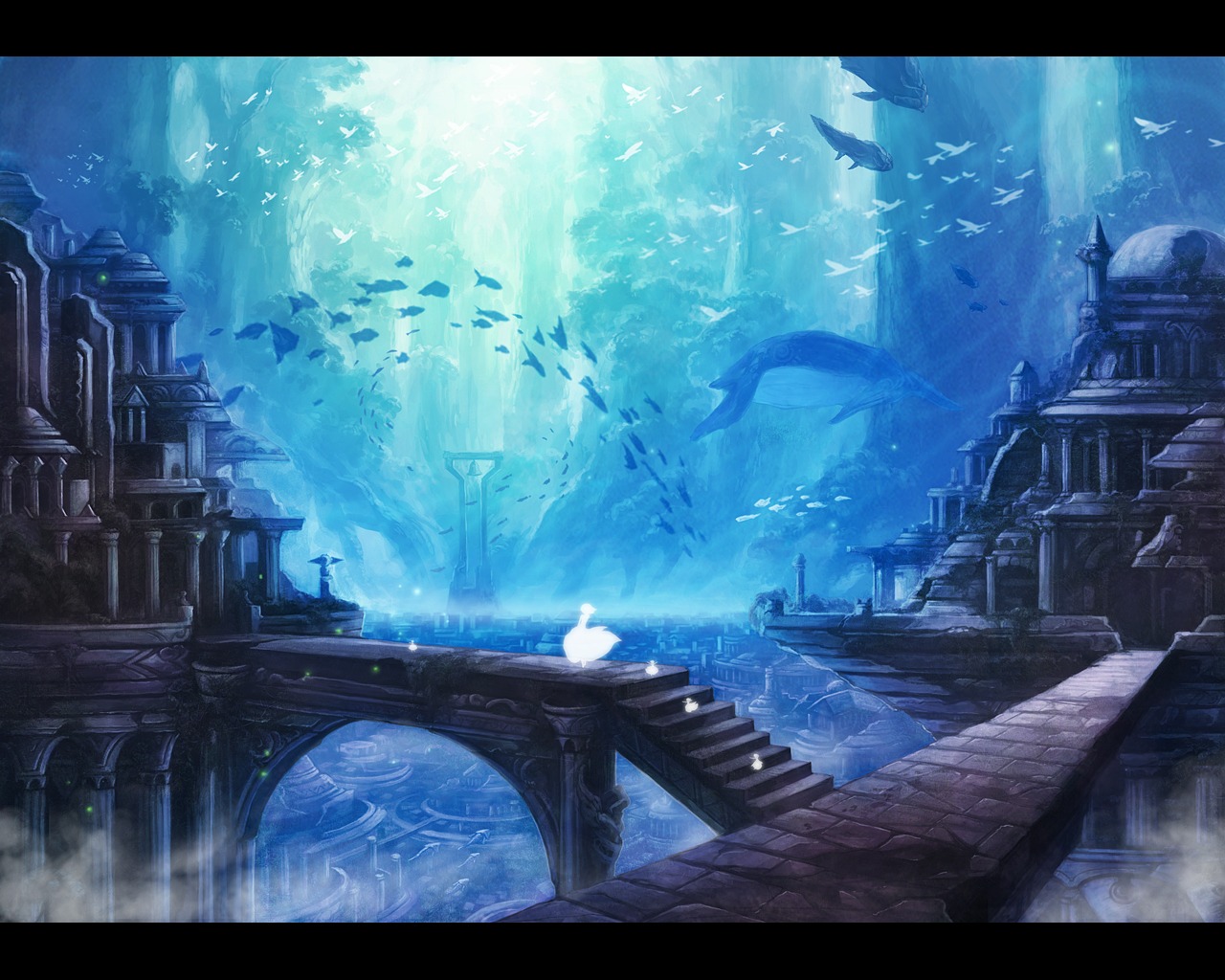 chitose_rin, landscape, wallpaper