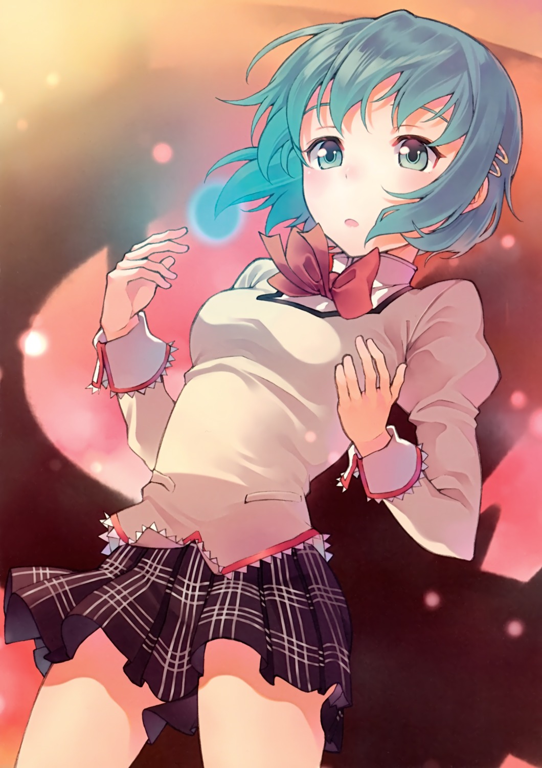mahou_shoujo_madoka_magica, miki_sayaka, seifuku, t-okada